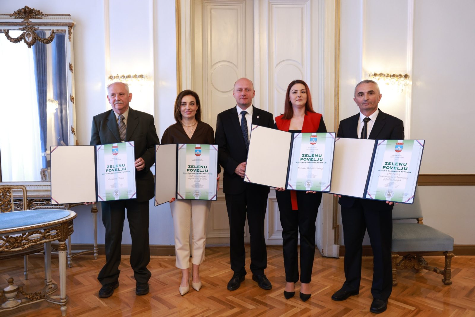 Uručene „Zelene povelje Osječko-baranjske županije“ za izniman doprinos zaštiti okoliša